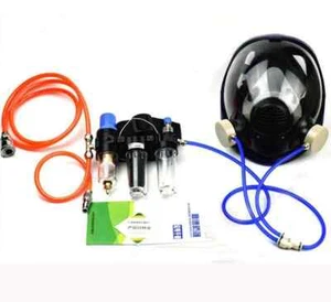 Hot 3-in-1 Supplied Air Fed Respirator System 6800 Full Face Gas Mask - Picture 1 of 10