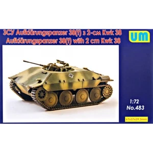 Kit de modelos a escala UNIMODELS UM 483 1:72 Aufklarungspanzer 38 (t) con 2 cm KwK 38 - Imagen 1 de 12