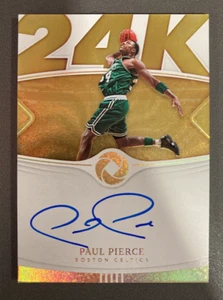2019 PAUL PIERCE OPULENCE AUTOGRAPH GOLD 24K 04/10 - Picture 1 of 2