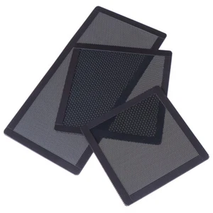 Filtre à poussière magnétique maille protection ordinateur étui PC ventilateur de refroidissement corne filet - Photo 1/9