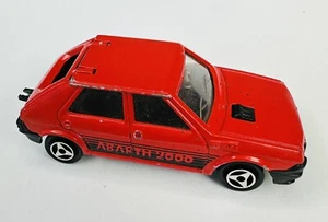 Majorette No. 239 Fiat Ritmo Abarth 2000 Red 1:53 Made in France 1980s Toy Car - Picture 1 of 6