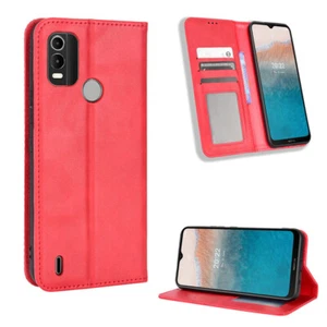 For Nokia C21 PLUS Phone Case Magnetic Leather Wallet Stand Flip Cover - Picture 1 of 12