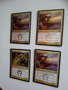 Magic the gathering Card. Foundry Champion playset. Gatecrash. 3 are foil rares - Picture 1 of 3