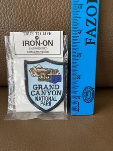 Vintage ~1990s Grand Canyon National Park Iron-On Patch~2” x 3”~New ~Embroidered - Picture 1 of 5