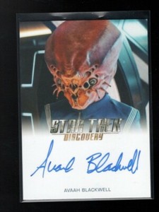 Star Trek Discovery Season 2 Avaah Blackwell autographed card 