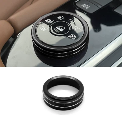 black Aluminum DRIVE MODE Adjust Knob Trim For NISSAN PATHFINDER 2022-2025 - Image 1 of 4