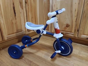 Triciclos 3 en 1 para niños de 2-4 años niños y niñas - triciclo azul - Imagen 1 de 4