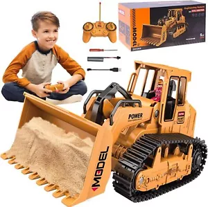 1/20 Construction Bulldozer Toy - Kids Toy Engineering Digger Truck, Remote Toy - Picture 1 of 1