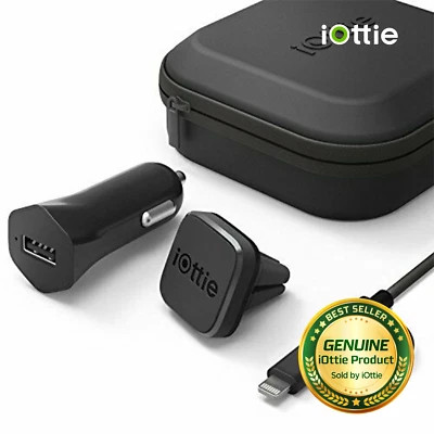 iOttie iTap Magnetic Mounting and Charging Travel Kit Phone Lightning Micro-USB - Image 1 of 4