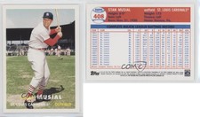 2011 Topps 60 Years of Topps: The Lost Cards Original Back Stan Musial #408 HOF