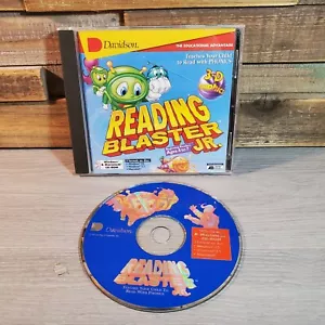 Vtg Reading Blaster Jr CD-ROM Phonics 1996 Davidson Age 4-7 Homeschool Win Mac - Picture 1 of 6
