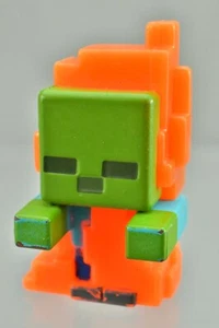 Minecraft Zombie In Flames Fire Mini 1" - Picture 1 of 3