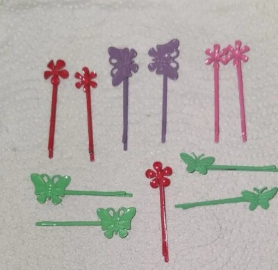 Lote de coloridos alfileres flores y mariposas muchos bonitos CoLoRs Foto 1 de 3