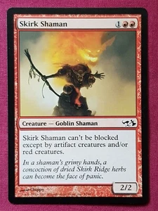 Magic The Gathering DUEL DECKS ELVES VS GOBLINS SKIRK SHAMAN red card MTG - Picture 1 of 2