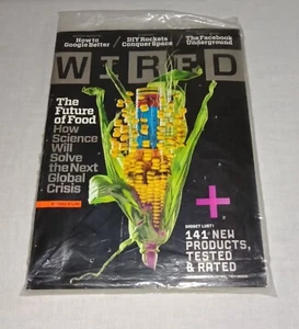2008 WIRED MAGAZINE THE FUTURE OF FOOD SEALED NEVER OPENED - Picture 1 of 2