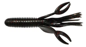 Big Bite Baits Craw Tube - Black Neon - Picture 1 of 1
