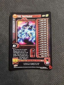 DRAGON BALL GT Z CCG Cell Overloaded ALT FOIL RARE LIMITED 68 LV3 DBZ SCORE TCG - Picture 1 of 6
