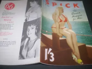 1957 glamour stockings magazine SPICK No 45 cover girl gilda - Picture 1 of 5