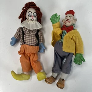 East West Porzellan Clown 9 " Puppe (Menge Of 2) - Bild 1 von 8