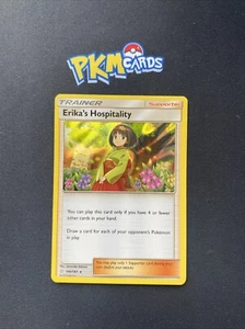 Pokemon Juego de Cartas Coleccionables Erika's Hospitality Team Up 140/181 Holo Raro LP. - Imagen 1 de 3