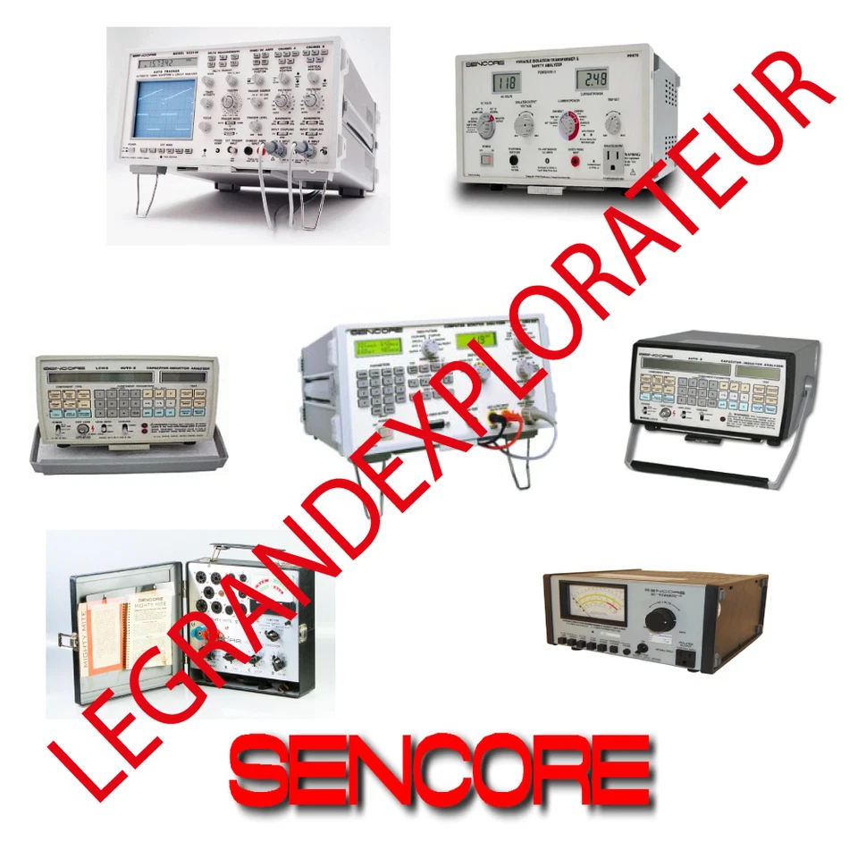 Ultimate Sencore Operation, Repair & Service manual       430 PDF manuals on DVD - Image 1 of 1