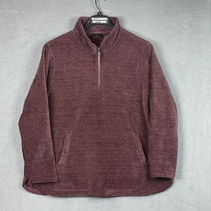 32 Grad WÄRME Fleecepullover XXL weinrot/lila warm kuschelig Winter Lagenlook 2X - Bild 1 von 3