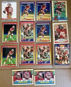 Jerry Rice 49ers 14 Football Card Lot #13, #590, #23,#383, #8, #556, #431, #200, - Picture 1 of 9