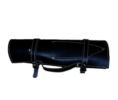 刀卷袋真皮-厨师刀袋5插槽-皮革刀盒 — 第 1/3 张图片