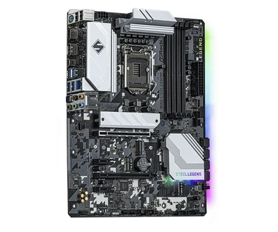 ASRock B560 Steel legend LGA1200 ATX motherboard B560 DDR4 PCIe 4.0 USB 3.2 - Bild 1 von 4
