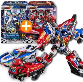 Metal Cardbot W Blayon & Blue Cop W & Grand Blue Leon Robot Set FedEx