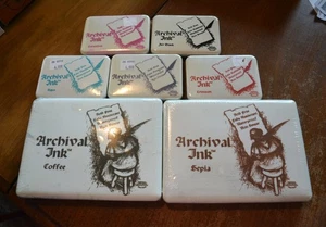 RANGER ARCHIVAL TINTE STEMPELKISSEN (7) Säurefrei FABRIKVERSIEGELT - Bild 1 von 6
