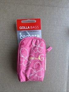 Golla Bag Pouch For Generation Mobile for Phone Mp3 Camera Pink Flowers B1 - Picture 1 of 11