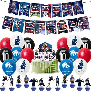 30pcs Soccer Star Mbappe party supplies decorations - US seller, FAST Shipping - Picture 1 of 6