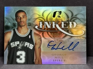 George Hill 2008-09 Upper Deck Radiance Inked Rookie Autograph SP/99 - Picture 1 of 2