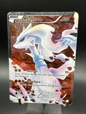 Pokemon - Reshiram RC22/RC25 Legendary Treasures Ultra Rare Full Art Holofoil - Image 1 of 4