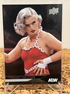 Toni Storm- 2025 Upper Deck AEW Wrestling Card- Diamond Plate Parallel, #25, - Picture 1 of 11