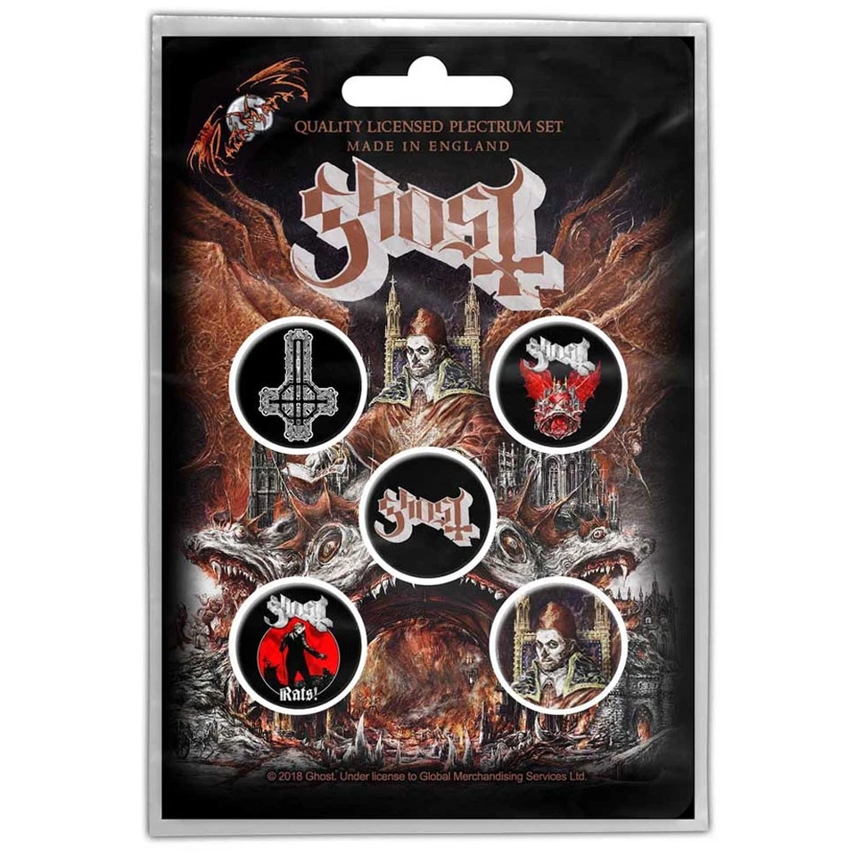 Paquete de insignia de botón Ghost 'Pre Source' - NUEVO Y OFICIAL Foto 1 de 1