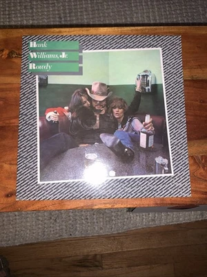 Hank Williams Jr. ROWDY 1981 LP Vinyl Record Album Record EX/EX- - Image 1 of 4