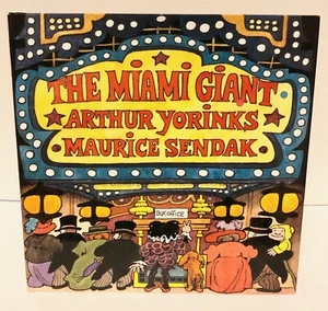 1995 THE MIAMI GIANT Hardback/DJ Book Maurice Sendak Arthur Yorinks 1st Vtg J7 - Imagen 1 de 3