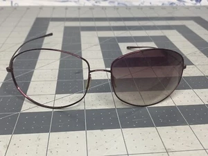 Oliver Peoples Devine BOR Wire Frame Sunglasses Missing One Lens 67[]17 120 (C3) - Picture 1 of 14
