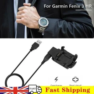 Sport Watch Clip Charger for Garmin Fenix 3/Fenix 3 HR Power Supply Adapter Dock - Zdjęcie 1 z 8