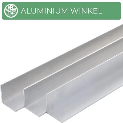 Alu Winkel Aluminium L-Profil Winkelprofil  Winkelleiste Winkelschiene Aluprofil - Bild 1 von 4