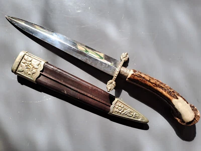 Linder German Hunting Bowie Knife - Image 1 of 4