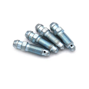 4pcs M7 x 1.0mm Motorcycle Bike Brake Caliper Steel Bleed Screw Nipple.dn - Picture 1 of 6