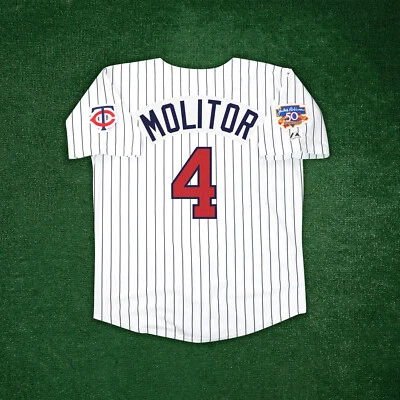 Camiseta deportiva para hombre Paul Molitor 1997 Minnesota Twins Jackie 50th Cooperstown local Foto 1 de 4