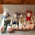 Hande Made Vintage Bunny Rabbit Doll Family