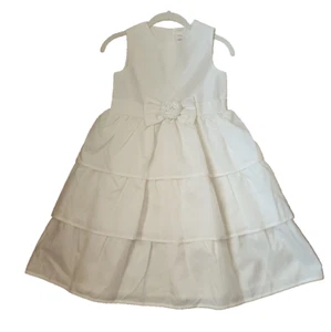 NWT Girls 10 Gymboree Rosette Duppioni Tiered FORMAL Lined SLEEVELESS DRESS - Picture 1 of 6