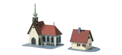 AUHAGEN 14461 Escala N Iglesia Del Pueblo (Con Campanario) Con Canonía - Imagen 1 de 2