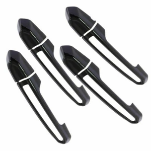 Fit For Cadi11ac ATS XTS CT6 XT4-6 Door Handle Trim Covers Carbon Fiber Black - Picture 1 of 1