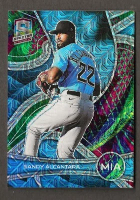 SANDY ALCANTARA 2022 Panini Chronicles Spectra META Prizm ⭐ SSP ULTRA RARE MINT - Image 1 of 2